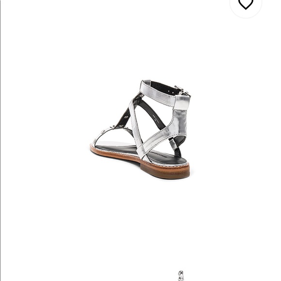 REBECCA MINKOFF SANDY NAILHEAD SANDALS - Picture 5 of 6